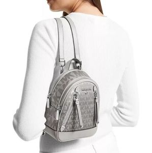 NWT Michael Kors Signature Brooklyn Extra Small Messenger Backpack 💞